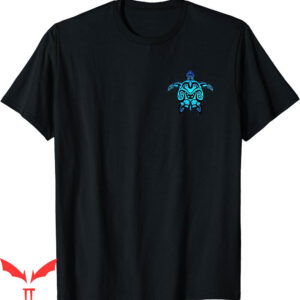 Ocean Drive T-Shirt Tribal Hawaiian Maori Sun Sea Turtle