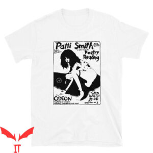 Patti Smith T-Shirt Poetry Reading At Odeon Punk Rock