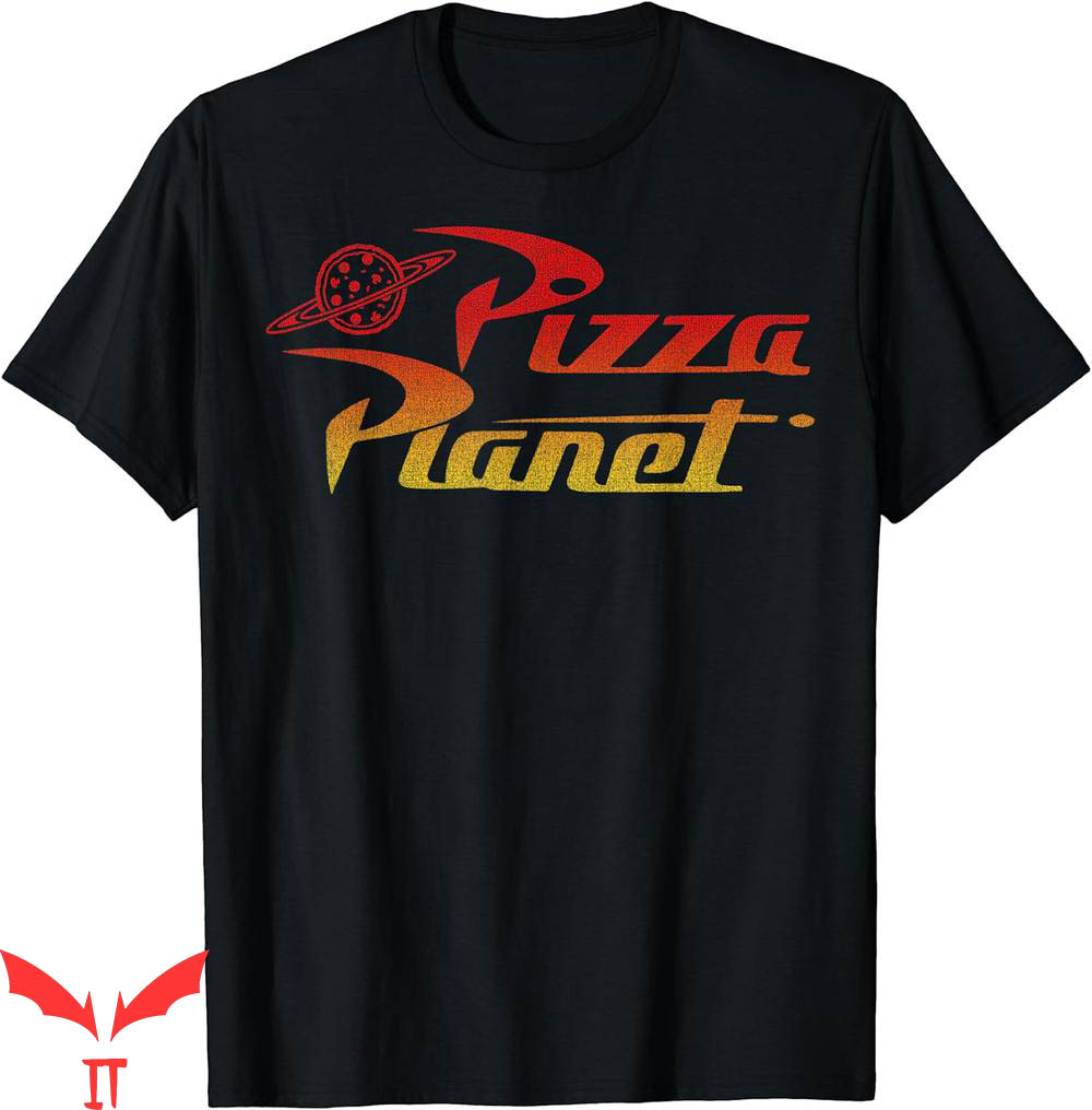 Pizza Hut T-Shirt Pixar Toy Story Planet Gradient Logo Pizza Hut T-Shirt Pixar Toy Story Planet Gradient Logo