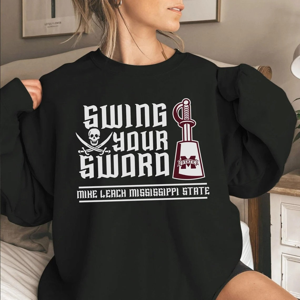 RIP Mike Leach Swing Your Sword Shirt Sweatshirt RIP Mike Leach Swing Your Sword Shirt Sweatshirt