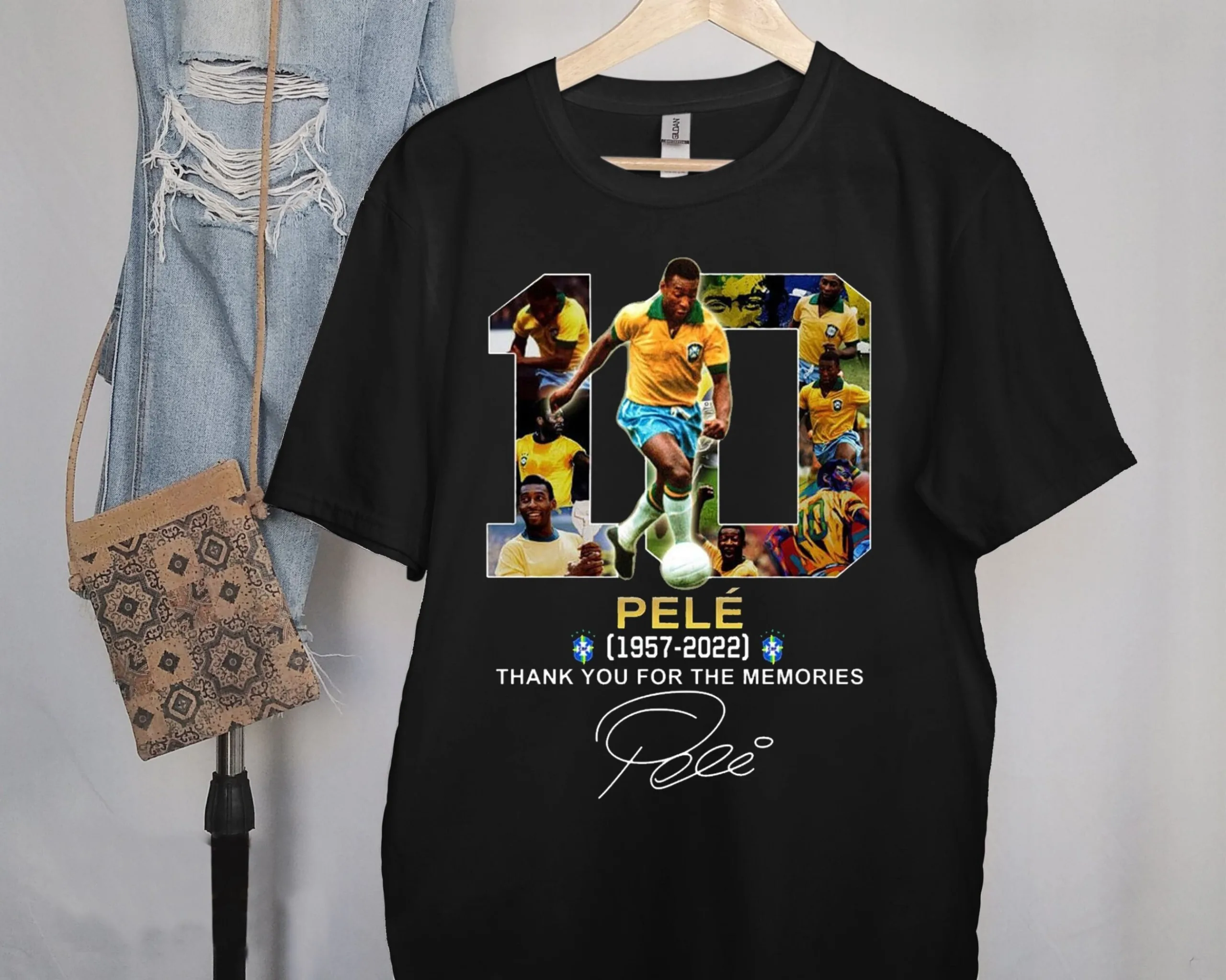 RIP Pele Brazil Fotball Soccer My Legend T-Shirt RIP Pele Brazil Fotball Soccer My Legend T-Shirt