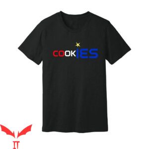 Red Cookies T-Shirt Red White Blue Biscuit Funny Tee