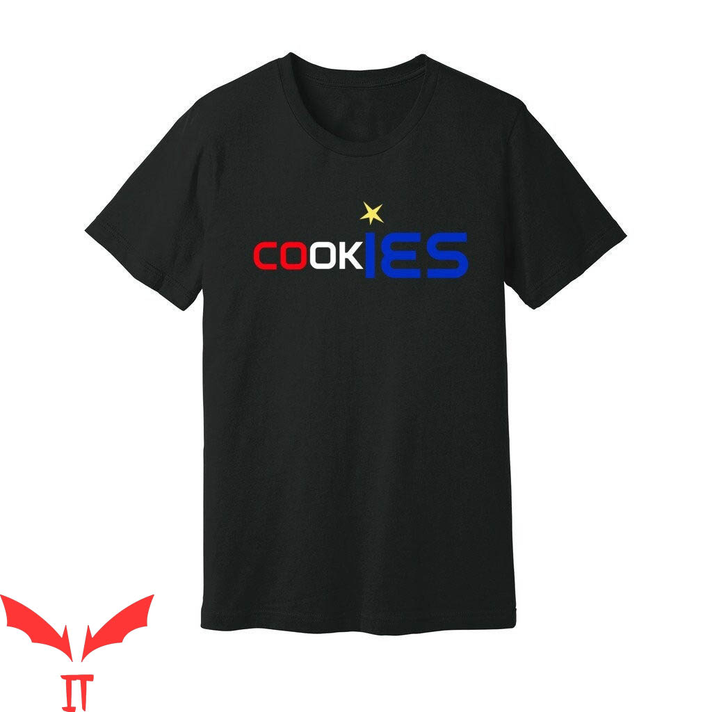 Red Cookies T-Shirt Red White Blue Biscuit Funny Tee Red Cookies T-Shirt Red White Blue Biscuit Funny Tee