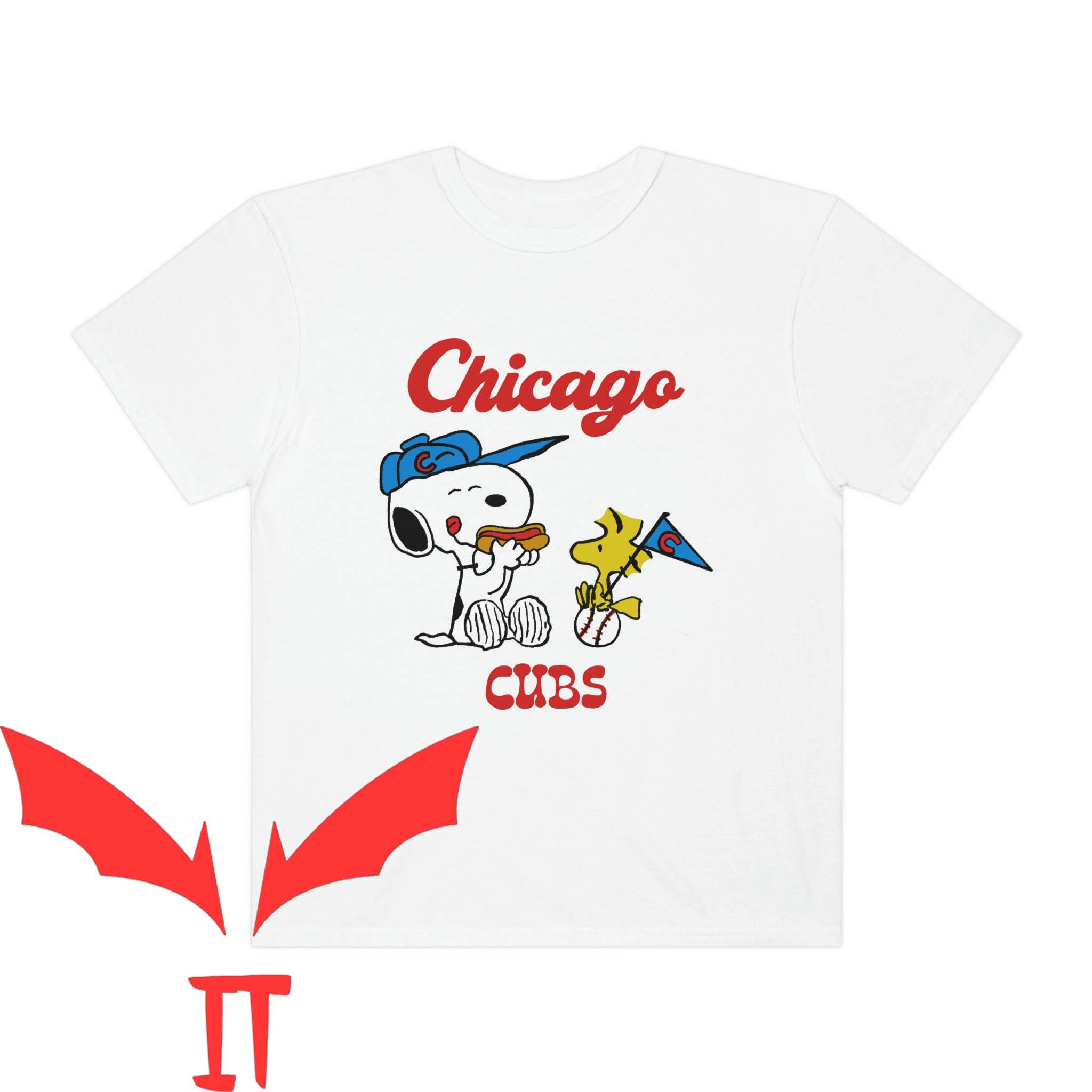 Red Cross Snoopy T-Shirt Chicago Cubs Retro Wood Peanuts Red Cross Snoopy T-Shirt Chicago Cubs Retro Wood Peanuts