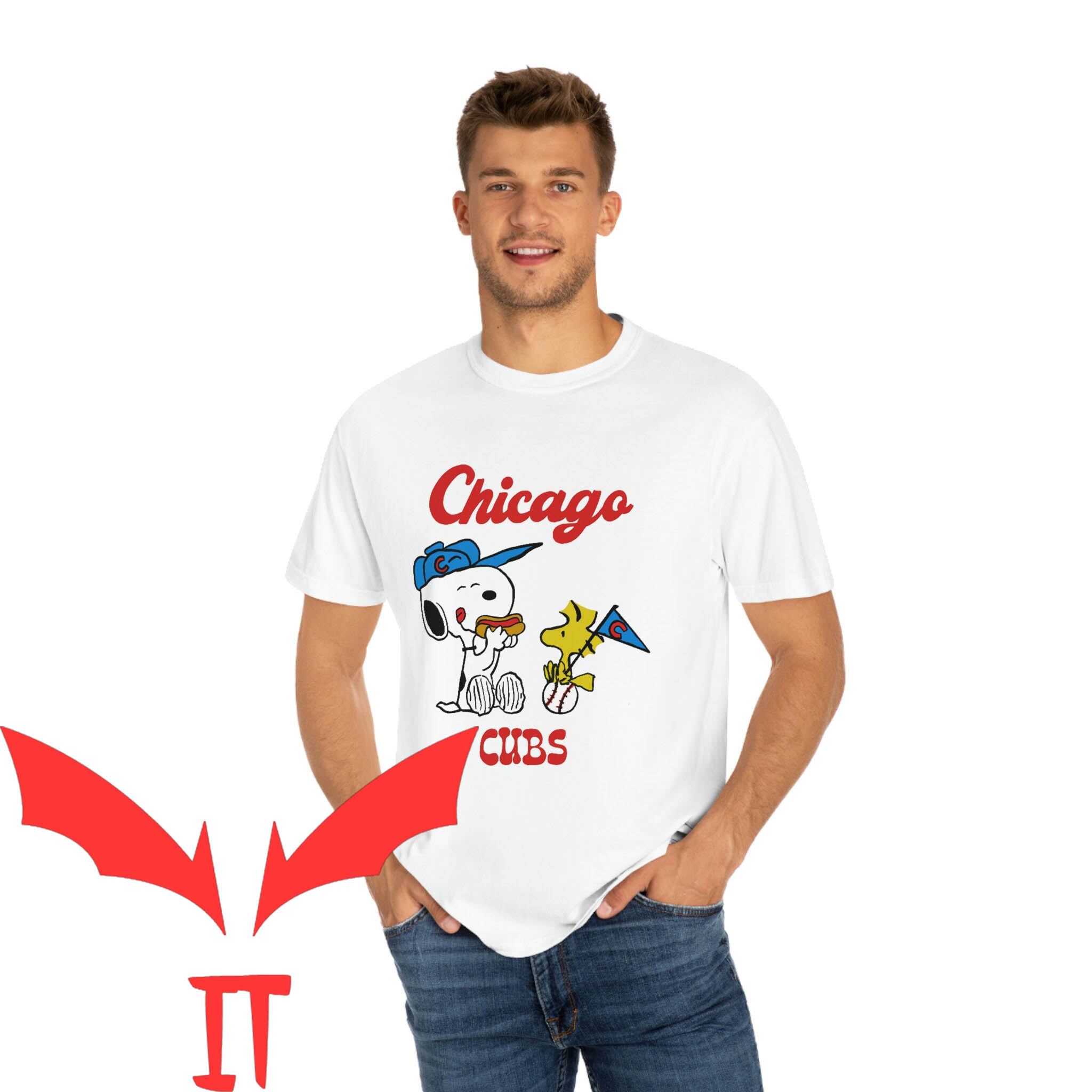 Red Cross Snoopy T-Shirt Chicago Cubs Retro Wood Peanuts Red Cross Snoopy T-Shirt Chicago Cubs Retro Wood Peanuts