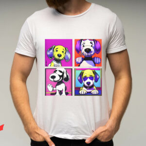 Red Cross Snoopy T-Shirt Vintage Wood Peanuts Cartoon Comic