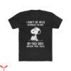Red Cross Snoopy T-Shirt Wood Peanuts Cartoon Comic Vintage
