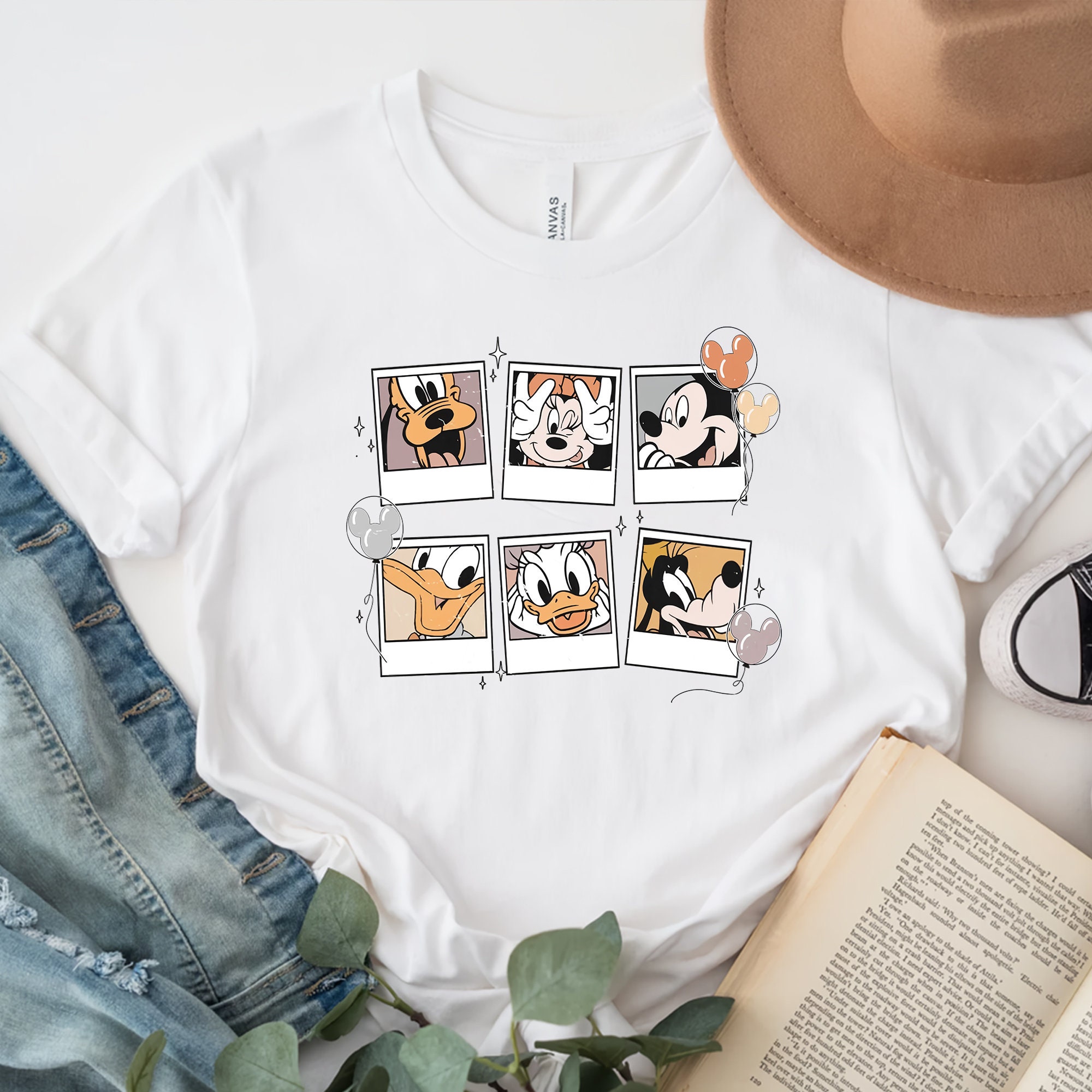 Retro Disney Mickey Polaroid And Friends Shirt Retro Disney Mickey Polaroid And Friends Shirt