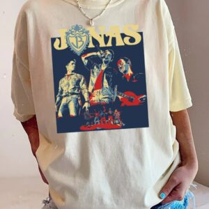 Retro Jonas Brothers Five Albums One Night Tour 2023 Shirt