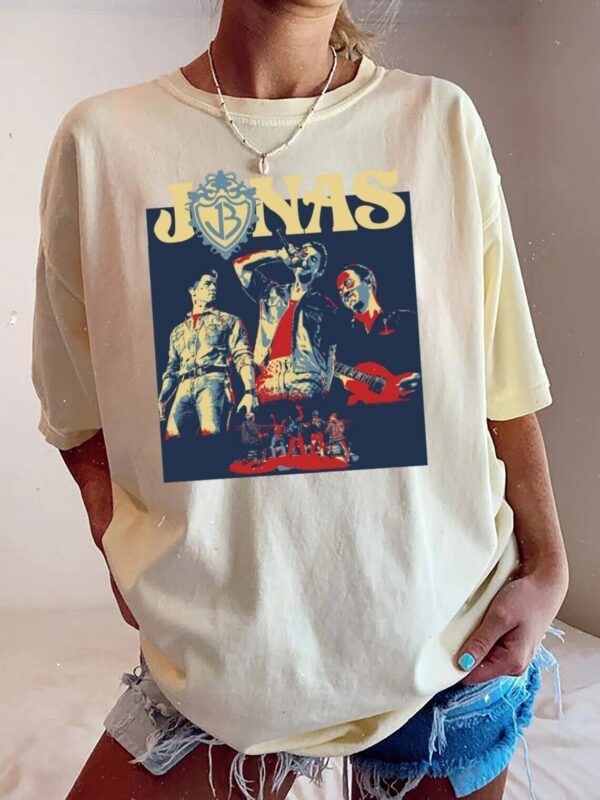 Retro Jonas Brothers Five Albums One Night Tour 2023 Shirt