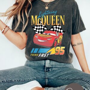 Retro Lightning McQueen Cars Birthday Shirt Tee
