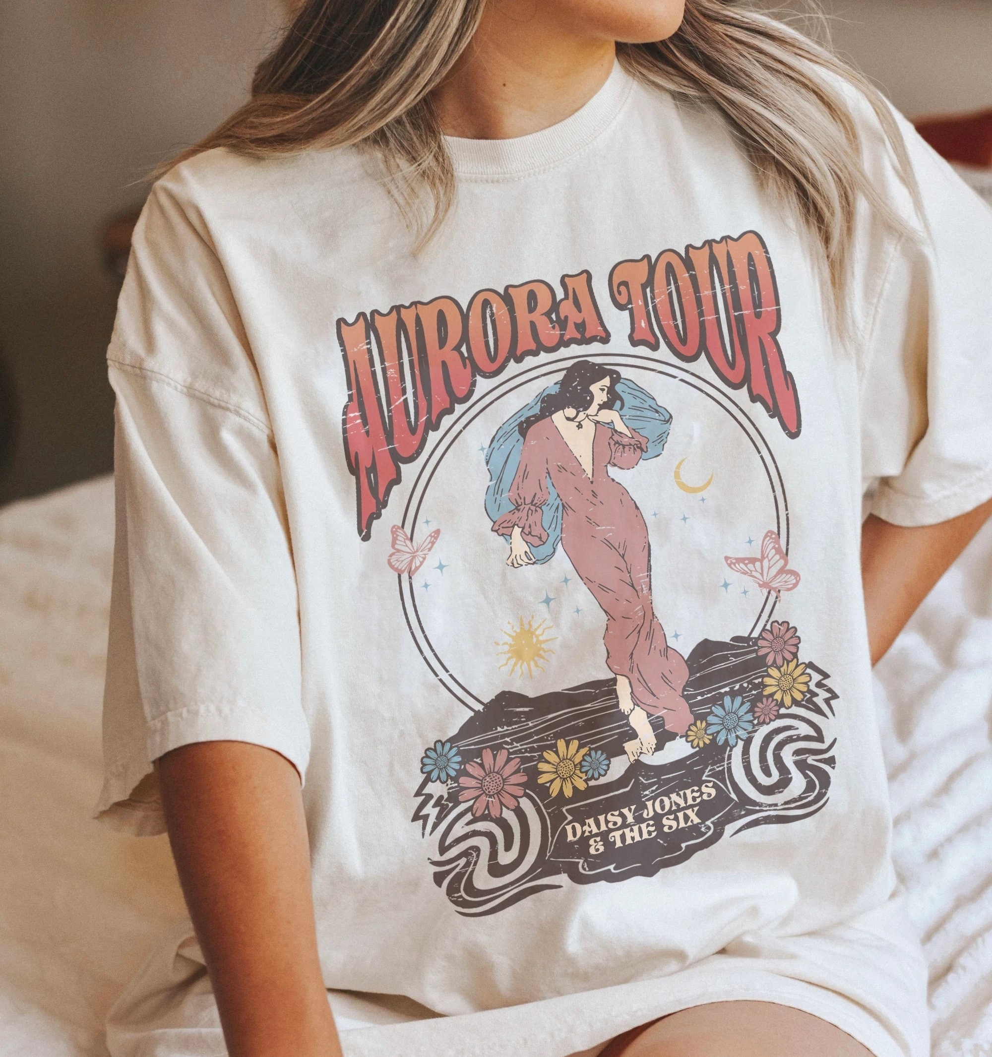 Retro The Aurora Tour 1Daisy Jones & Six Shirt Retro The Aurora Tour 1Daisy Jones & Six Shirt