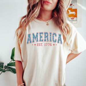 Retro USA 4th Of July America Patriotic Shirt