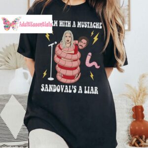 Retro Worm With A Mustache Sandovals Liar Vanderpump Rules Shirt