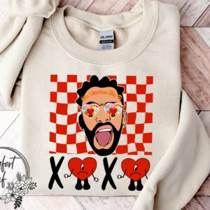 Retro XOXO Bad Bunny Valentines Day T Shirt