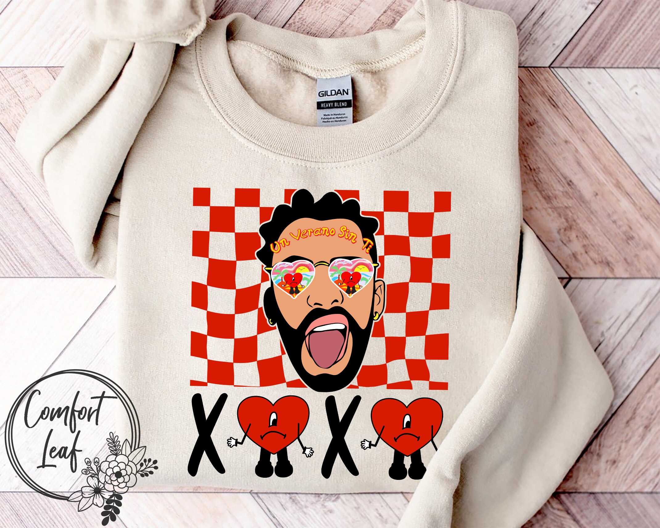 Retro XOXO Bad Bunny Valentines Day T Shirt Retro XOXO Bad Bunny Valentines Day T Shirt