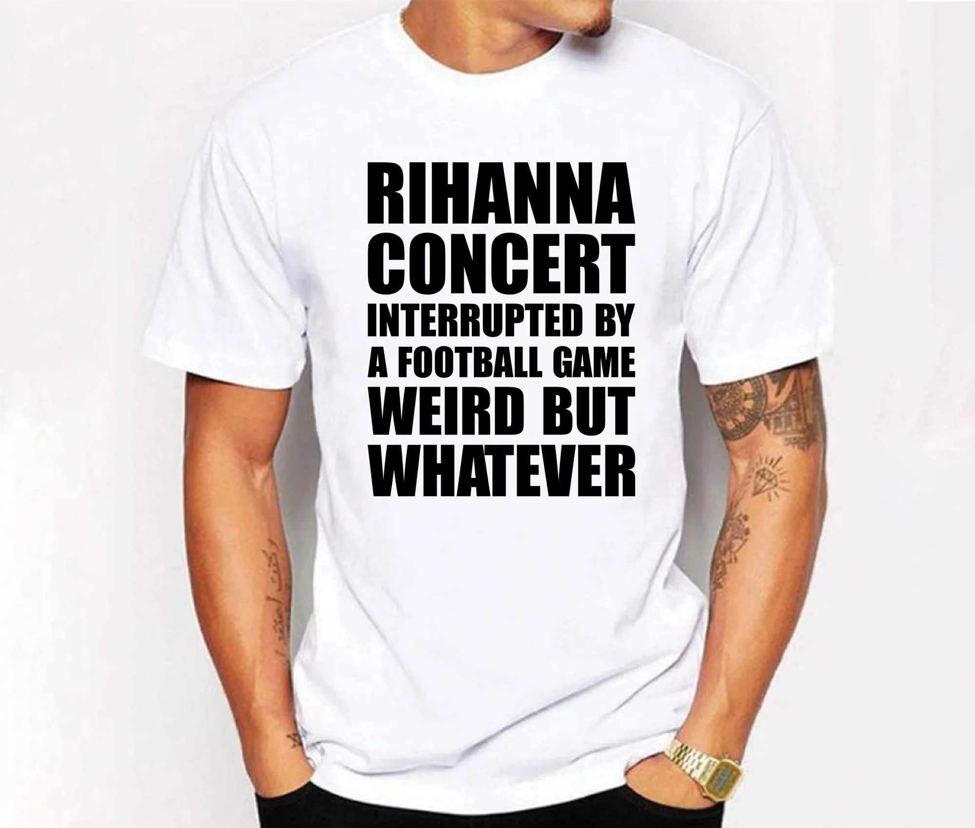 Rihanna Concert Interrupted By A Football Game Weird Trending Shirt Rihanna Concert Interrupted By A Football Game Weird Trending Shirt