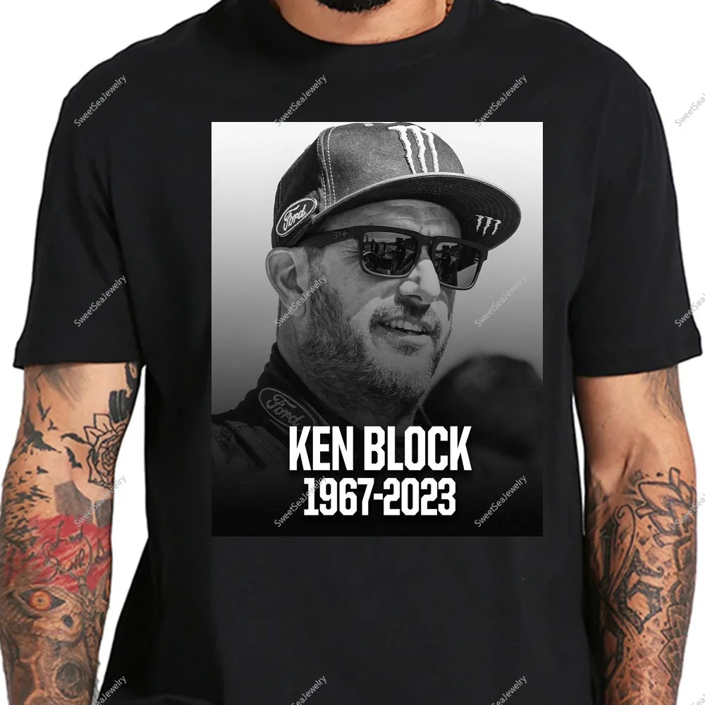 Rip Ken Block 1967-2023 Racing Car T-Shirt Rip Ken Block 1967-2023 Racing Car T-Shirt