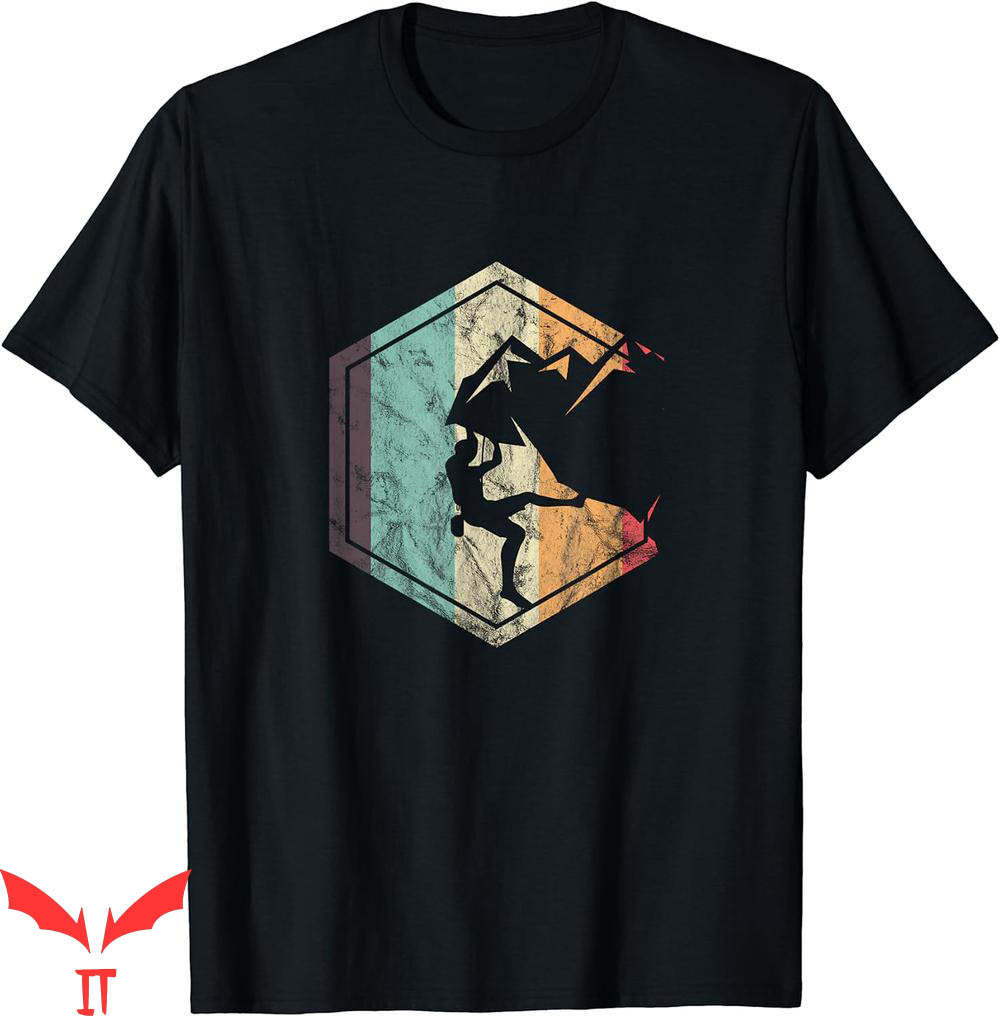 Rock Climbing T-Shirt Awesome Retro Mountain Hiker Alpinism Rock Climbing T-Shirt Awesome Retro Mountain Hiker Alpinism