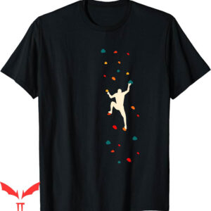 Rock Climbing T-Shirt Bouldering Free Small Formation