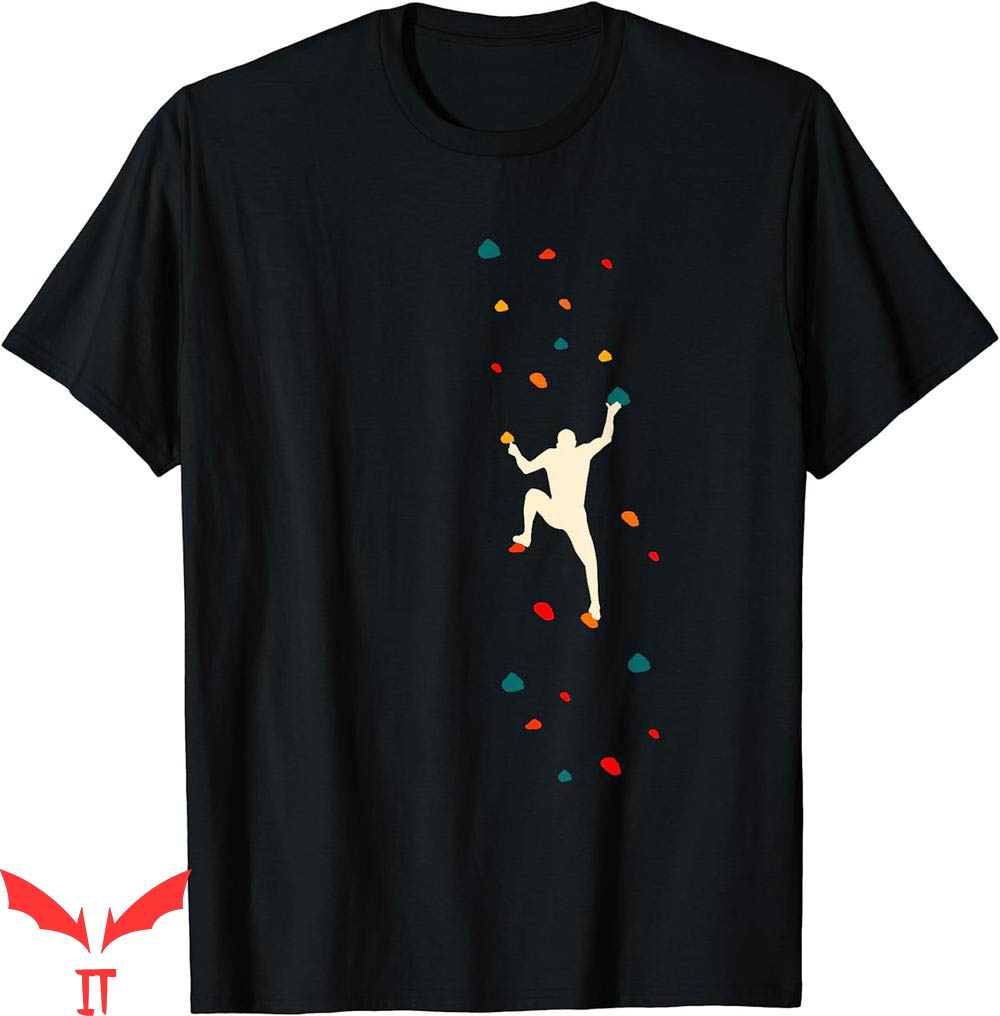 Rock Climbing T-Shirt Bouldering Free Small Formation Rock Climbing T-Shirt Bouldering Free Small Formation
