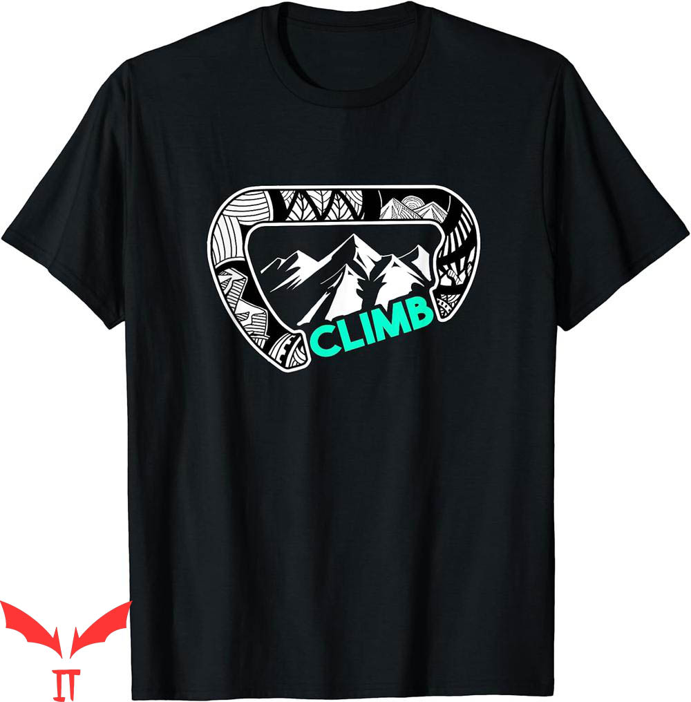 Rock Climbing T-Shirt Cool Carabiner Gift Print Bouldering Rock Climbing T-Shirt Cool Carabiner Gift Print Bouldering
