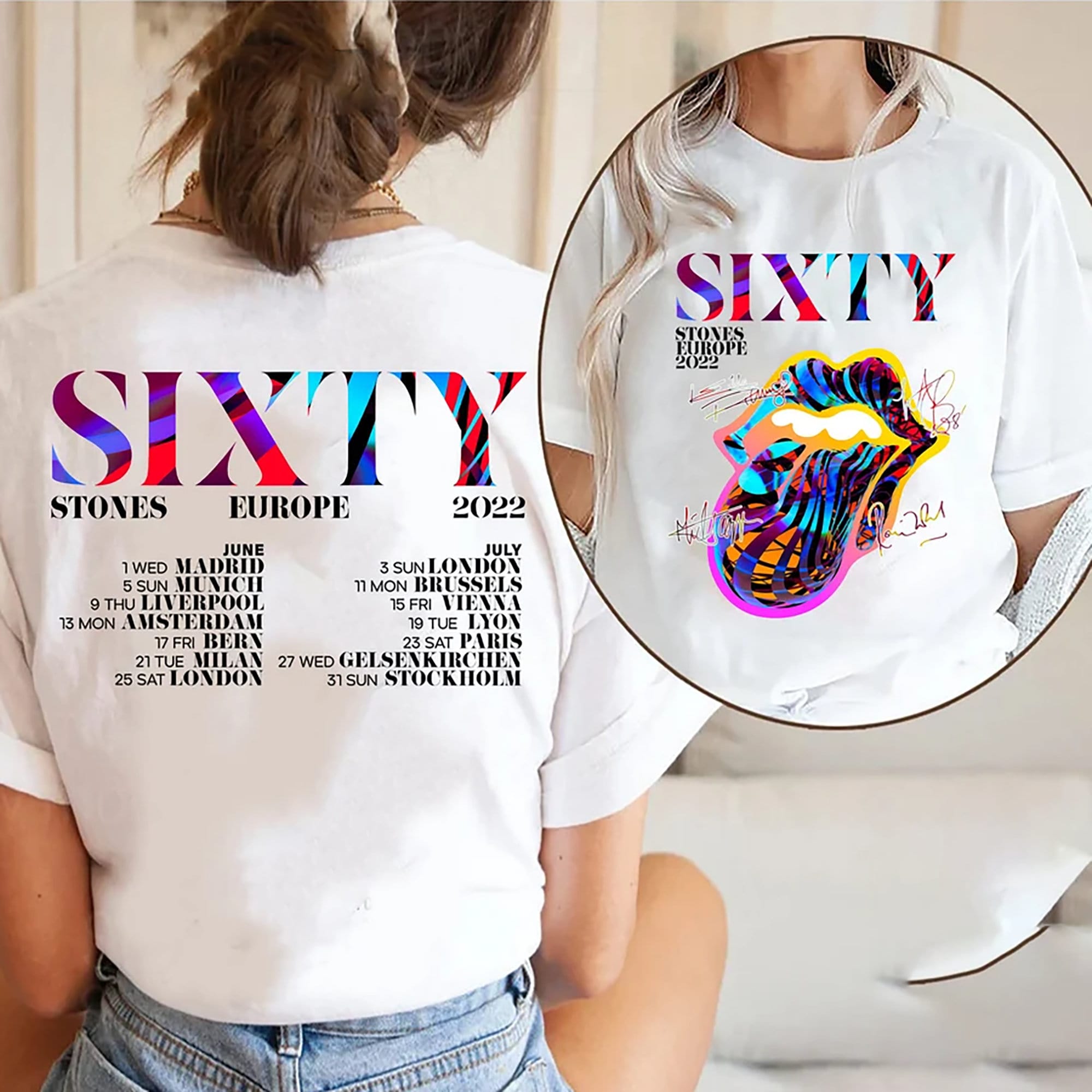 Rolling Stones Sixty Tour Shirt Rolling Stones Sixty Tour Shirt