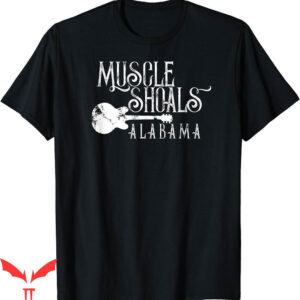 Ronnie Van Zant T-Shirt Muscle Shoals Alabama With Guitar