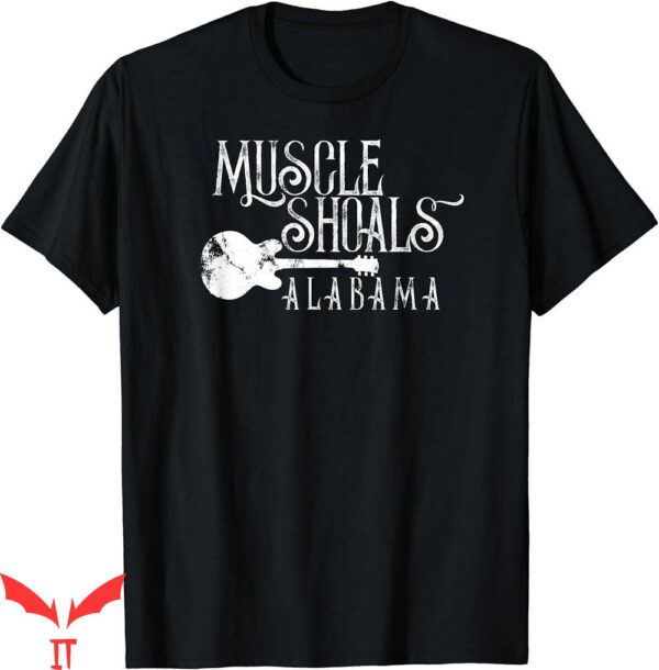 Ronnie Van Zant T-Shirt Muscle Shoals Alabama With Guitar