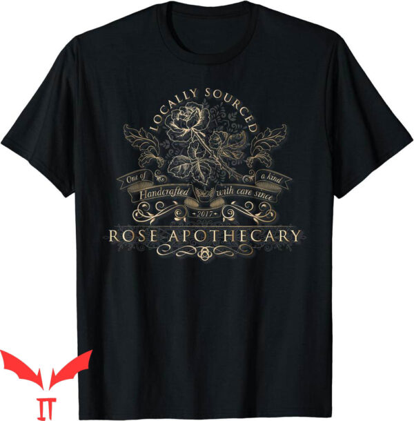 Rose Apothecary T-Shirt Floral Vintage Romantic Flower Tee