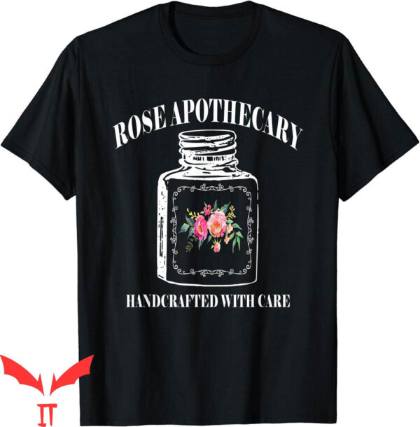 Rose Apothecary T-Shirt Handcrafted With Care Vintage