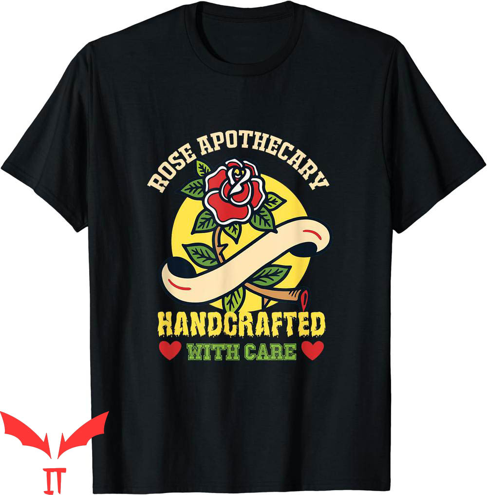 Rose Apothecary T-Shirt Handcrafted With Care Vintage Tee Rose Apothecary T-Shirt Handcrafted With Care Vintage Tee