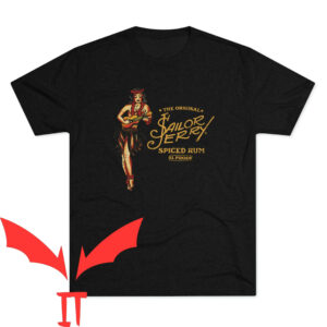 Sailor Jerry T-Shirt Rum Weathered Drinking Party Vintage