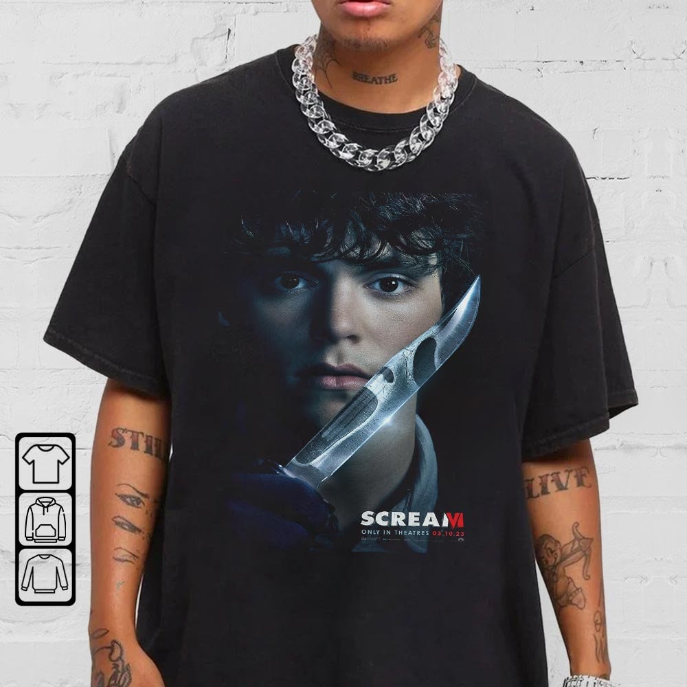 Scream 6 Jack Champion Movie Ghost Face Killer Shirt Scream 6 Jack Champion Movie Ghost Face Killer Shirt