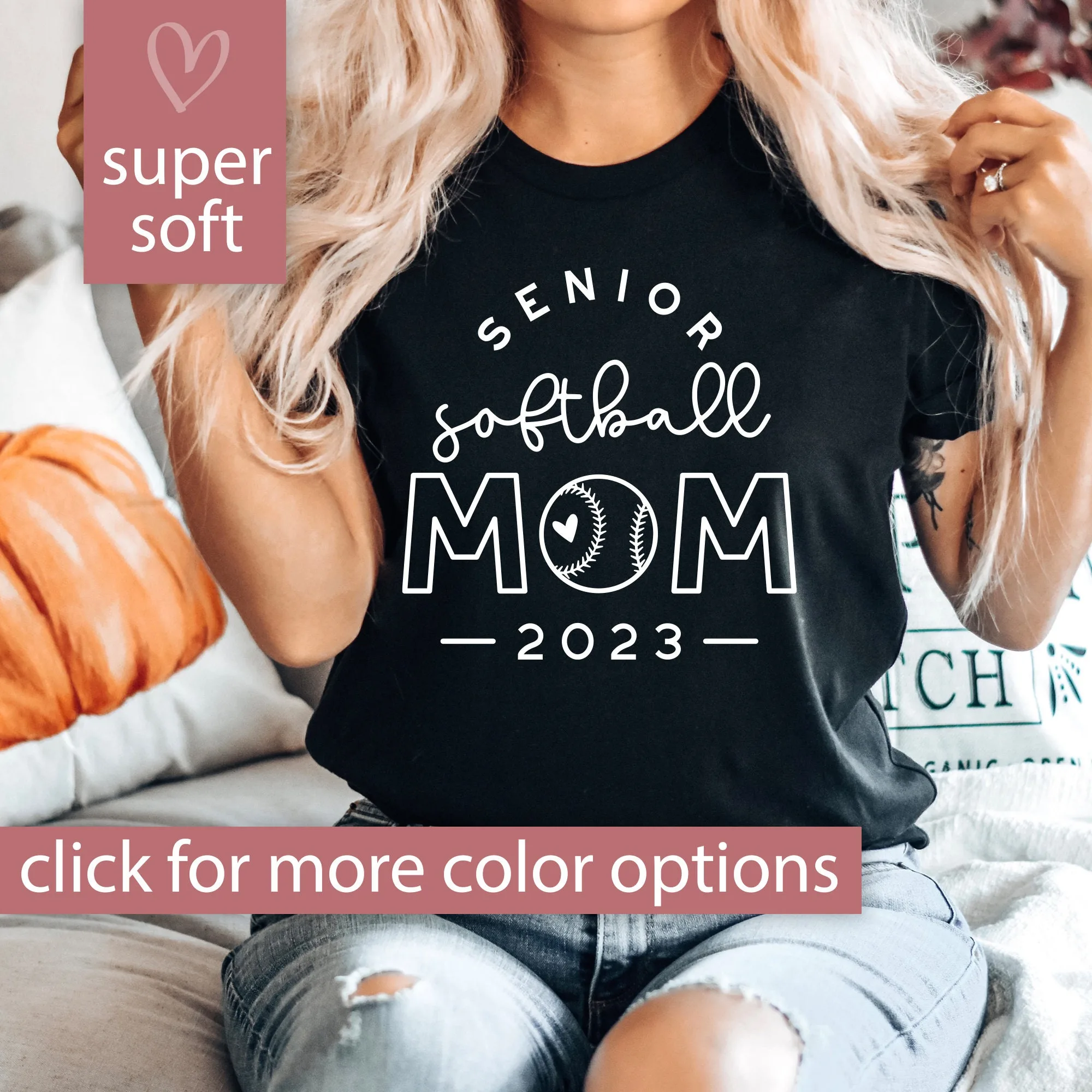 Senior Softball Mom Season Shirt For Senior Softball Mom Season Shirt For