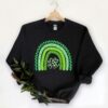 Shamrock Leopard Rainbow St Patrick’s Day T-Shirt