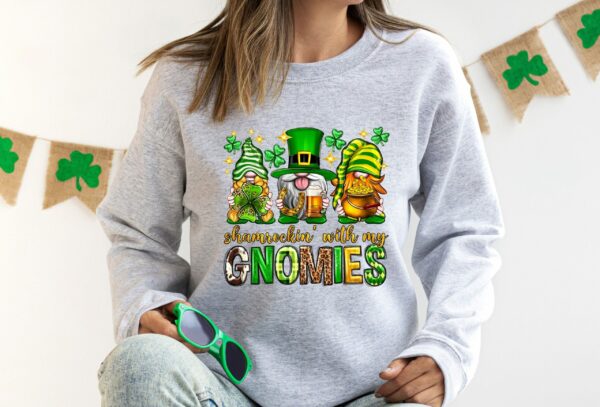 Shamrockin’ With My Gnomies Irish Shirt