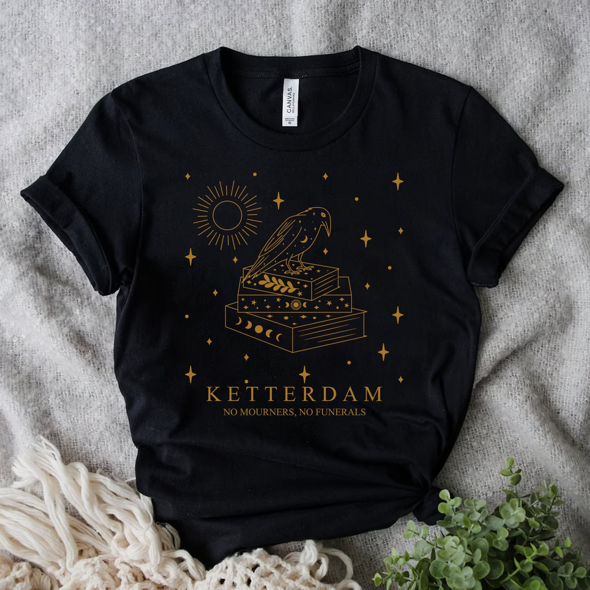 Six Of Crows Ketterdam Crow Club T Shirt Six Of Crows Ketterdam Crow Club T Shirt