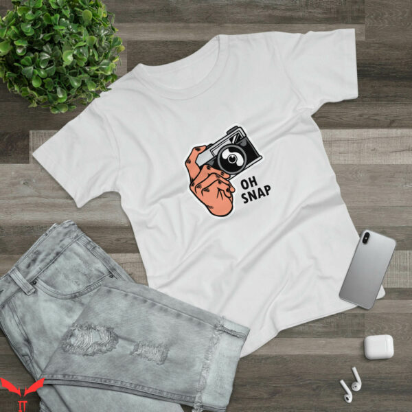 Snap On T-Shirt Oh Camera Cute Photography Photo Hobby