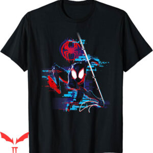 Spiderman T-Shirt Marvel Across The Verse Miles Glitch