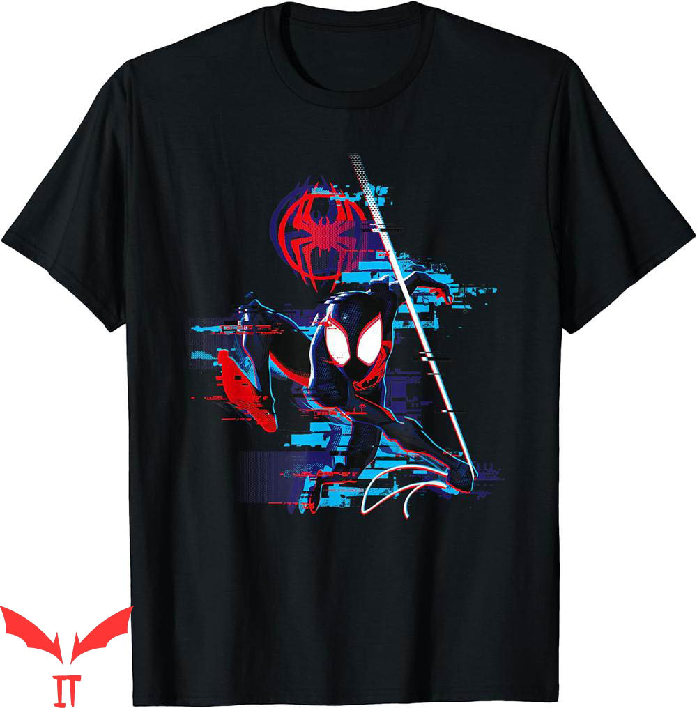 Spiderman T-Shirt Marvel Across The Verse Miles Glitch Spiderman T-Shirt Marvel Across The Verse Miles Glitch