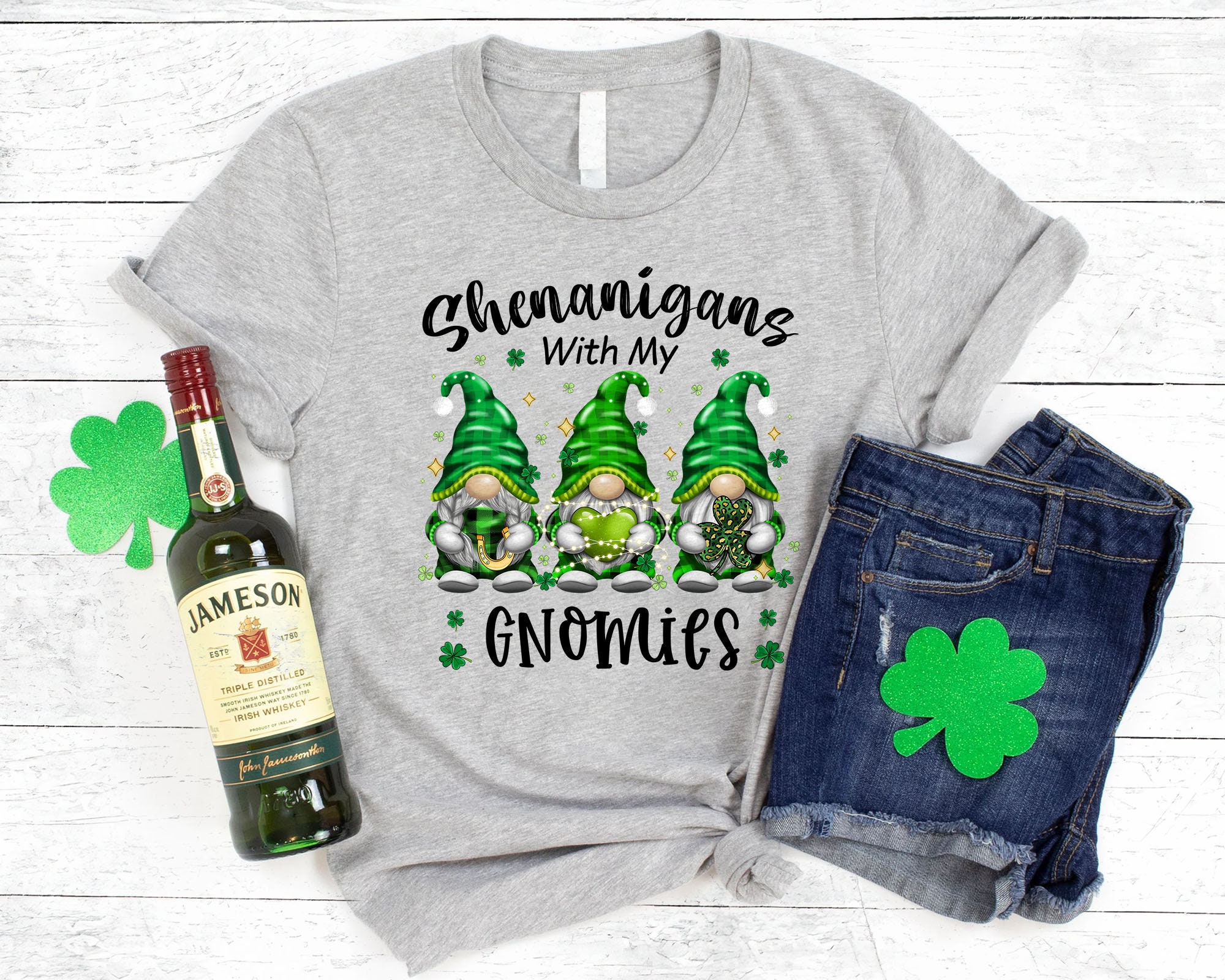 St Patricks Day Shenanigans With My Gnomies Lucky Shirt St Patricks Day Shenanigans With My Gnomies Lucky Shirt