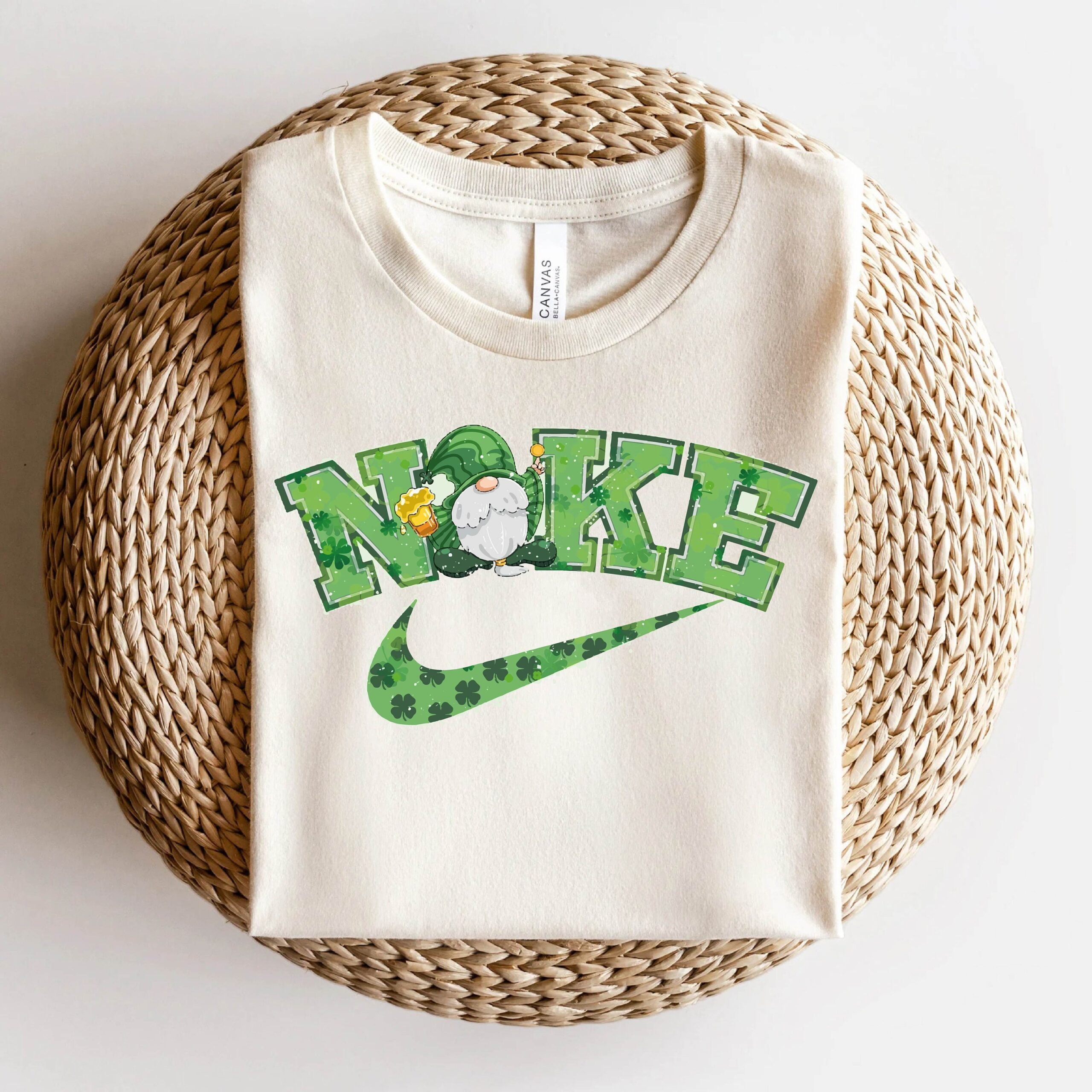 St Patricks Day Swoosh Lucky Charm Nike Gnomes Shirt St Patricks Day Swoosh Lucky Charm Nike Gnomes Shirt