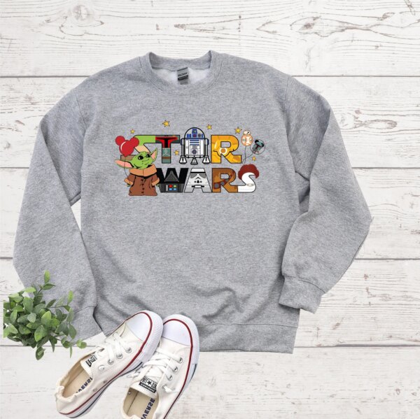 Star Wars Baby Yoda Balloon Disneyland Trip Vacation Shirt Hoodie Sweatshirt