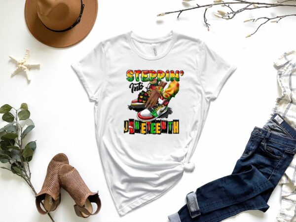 Steppin’ Into Juneteenth Black Lives Matter Civil Rights Shirt