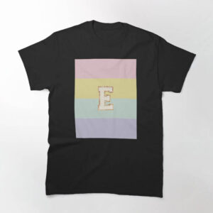 Stoney Clover T-shirt Letter E Buttercream Glitter T-shirt