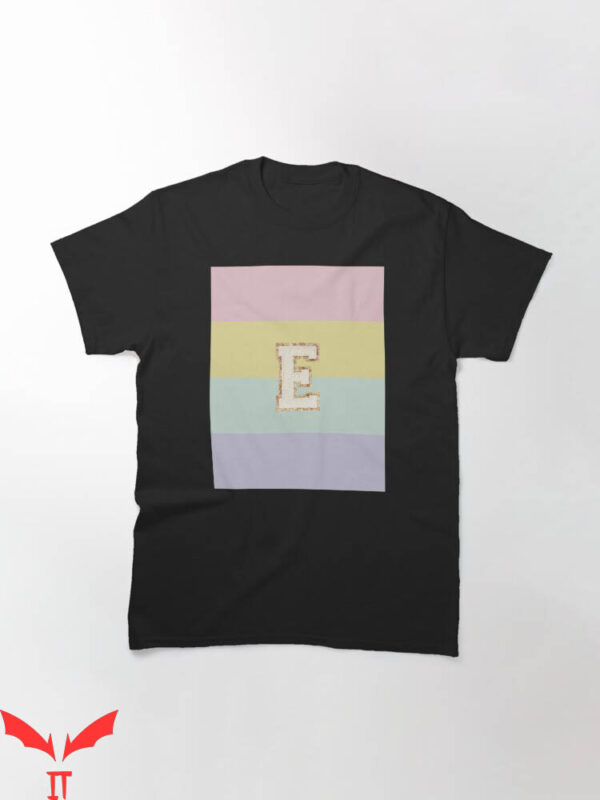 Stoney Clover T-shirt Letter E Buttercream Glitter T-shirt