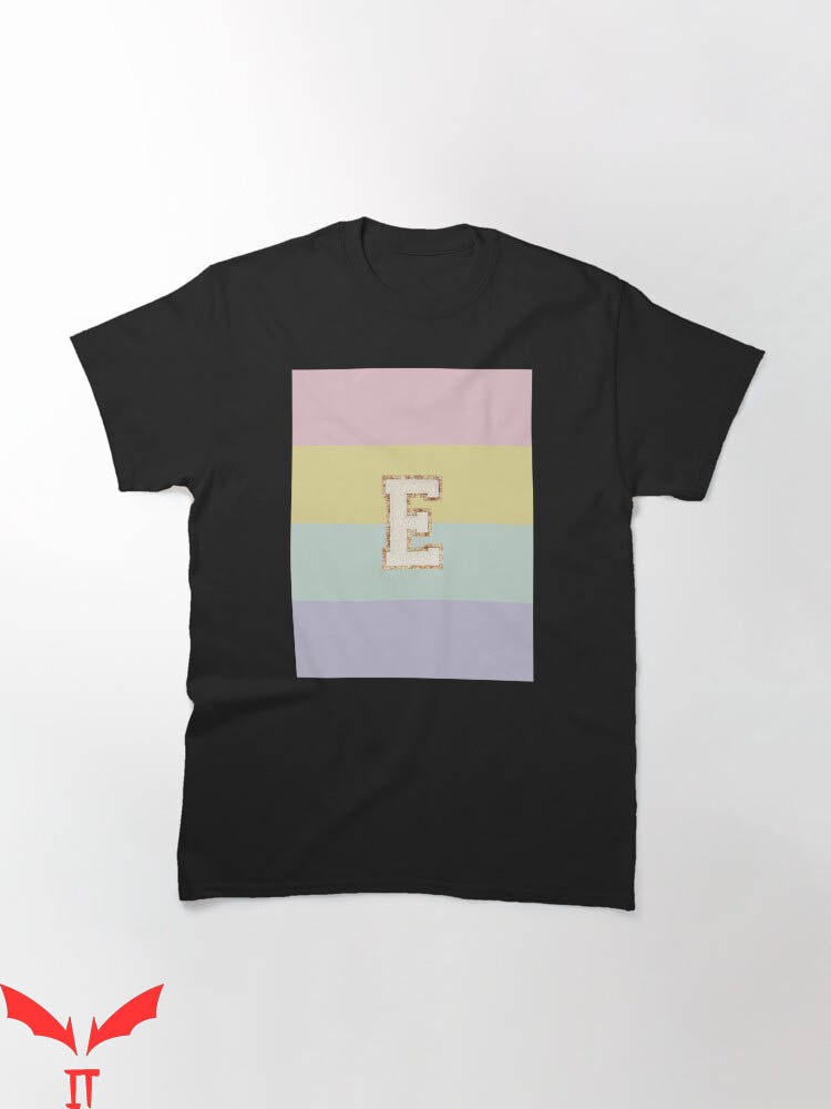 Stoney Clover T-shirt Letter E Buttercream Glitter T-shirt Stoney Clover T-shirt Letter E Buttercream Glitter T-shirt