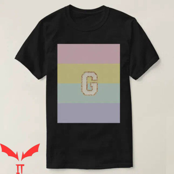 Stoney Clover T-shirt Letter G Buttercream Glitter T-shirt
