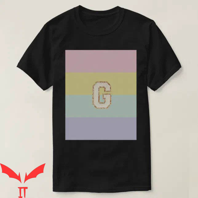 Stoney Clover T-shirt Letter G Buttercream Glitter T-shirt Stoney Clover T-shirt Letter G Buttercream Glitter T-shirt
